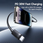 Cavo dati USAMS SJ781 U94 da USB-C / Type-C a 8 pin con ricarica rapida PD30W, 1m