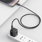 Cavo dati USAMS SJ781 U94 da USB-C / Type-C a 8 pin con ricarica rapida PD30W, 1m