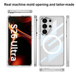 Custodia magnetica per telefono GKK Space Series con airbag a copertura totale, For Samsung Galaxy S26 Ultra 5G