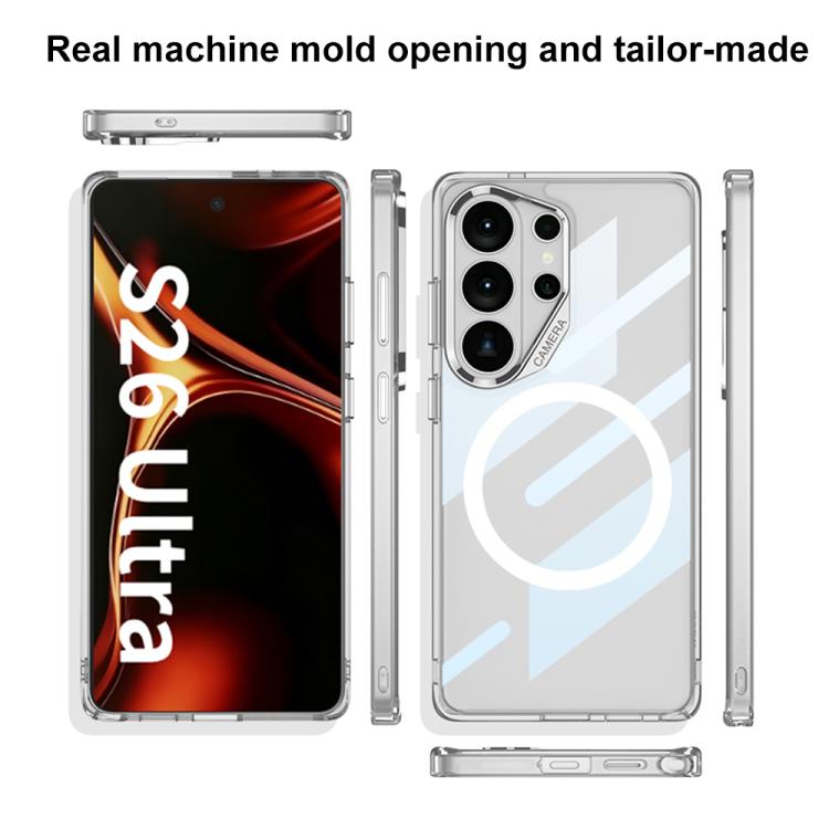 Custodia magnetica per telefono GKK Space Series con airbag a copertura totale, For Samsung Galaxy S26 Ultra 5G