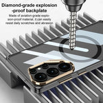 Custodia magnetica per telefono GKK Space Series con airbag a copertura totale, For Samsung Galaxy S26 Ultra 5G
