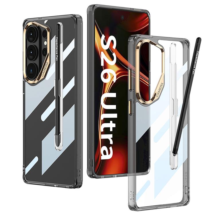 Custodia per telefono GKK Space Series con airbag, copertura completa, scomparto per penna e stilo., For Samsung Galaxy S26 Ultra 5G