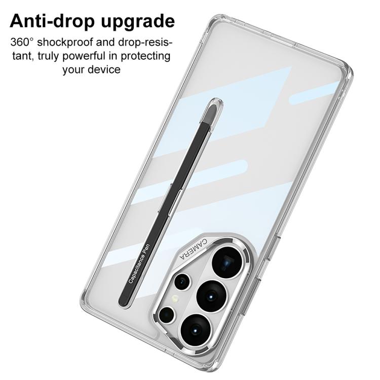 Custodia per telefono GKK Space Series con airbag, copertura completa, scomparto per penna e stilo., For Samsung Galaxy S26 Ultra 5G
