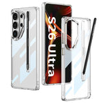 Custodia per telefono GKK Space Series con airbag, copertura completa, scomparto per penna e stilo., For Samsung Galaxy S26 Ultra 5G