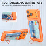 XDcase Slot magnetico posteriore per carte con supporto per iPhone/Galaxy e altri dispositivi