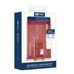 XDcase Slot magnetico posteriore per carte con supporto per iPhone/Galaxy e altri dispositivi