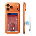 XDcase Slot magnetico posteriore per carte con supporto per iPhone/Galaxy e altri dispositivi