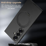 GKK - Cornice integrale integrata, custodia magnetica ultrasottile per telefono con supporto girevole, For Samsung Galaxy Z TriFold