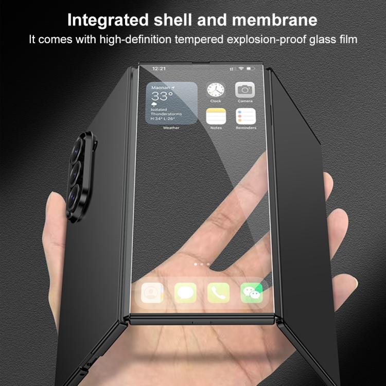 GKK - Cornice di copertura completa integrata - Custodia magnetica ultra sottile per telefono, For Samsung Galaxy Z TriFold