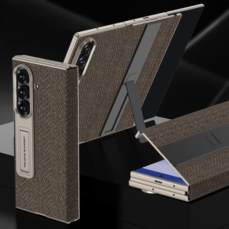 Custodia a libro magnetica GKK a copertura totale con supporto multiuso, For Samsung Galaxy Z TriFold