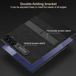 Custodia a libro magnetica GKK a copertura totale con supporto multiuso, For Samsung Galaxy Z TriFold