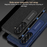 Custodia a libro magnetica GKK a copertura totale con supporto multiuso, For Samsung Galaxy Z TriFold