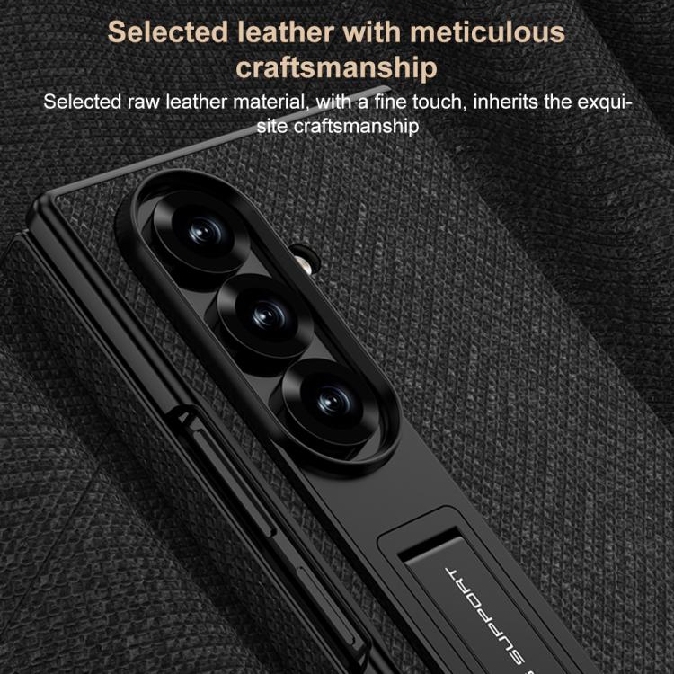 Custodia a libro magnetica GKK a copertura totale con supporto multiuso, For Samsung Galaxy Z TriFold