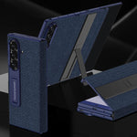 Custodia a libro magnetica GKK a copertura totale con supporto multiuso, For Samsung Galaxy Z TriFold
