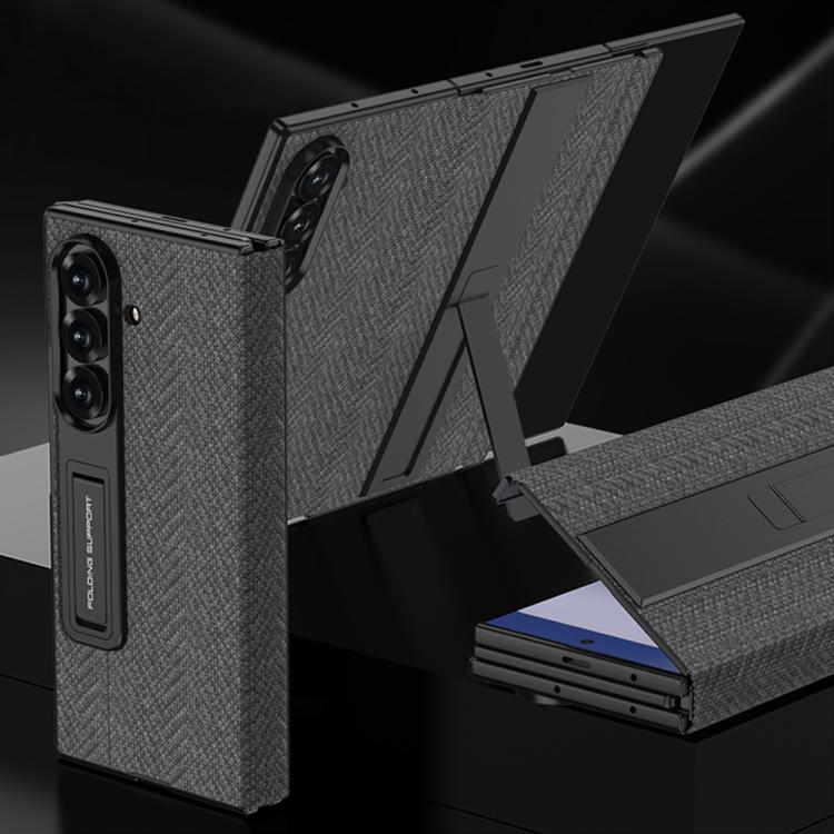 Custodia a libro magnetica GKK a copertura totale con supporto multiuso, For Samsung Galaxy Z TriFold