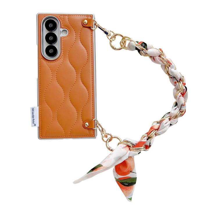 Giacca imbottita, sciarpa, cinturino da polso in tessuto, custodia per telefono, For Samsung Galaxy Z Flip6/7 FE, For Samsung Galaxy Z Fold7 5G, For Samsung Galaxy Z Flip7 5G, For Samsung Galaxy Z Flip5