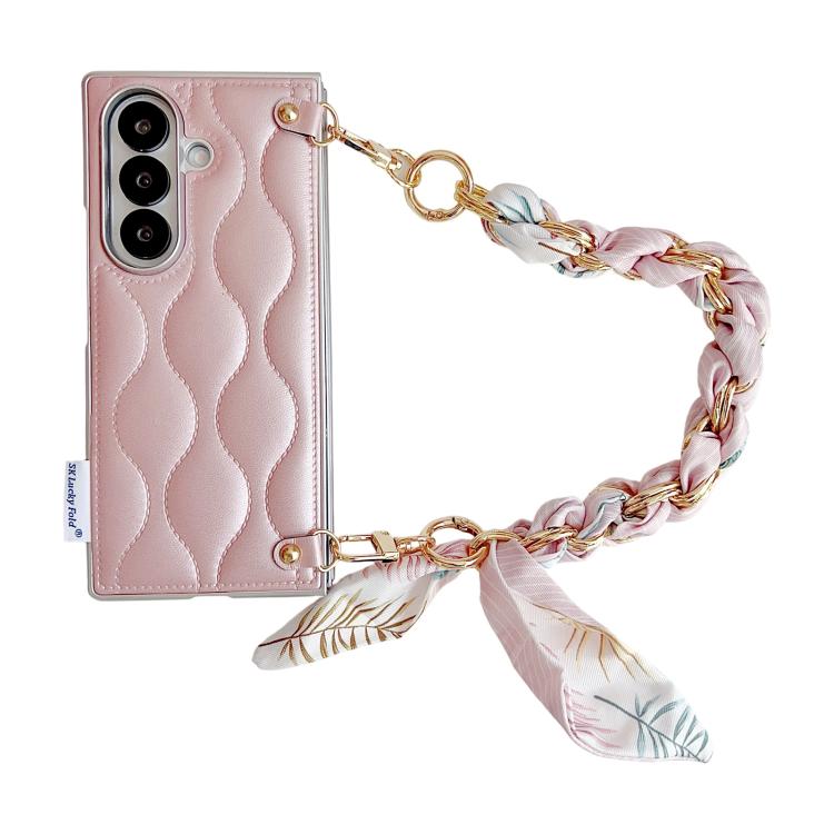 Giacca imbottita, sciarpa, cinturino da polso in tessuto, custodia per telefono, For Samsung Galaxy Z Flip6/7 FE, For Samsung Galaxy Z Fold7 5G, For Samsung Galaxy Z Flip7 5G, For Samsung Galaxy Z Flip5