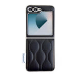 Custodia per telefono con texture effetto giacca imbottita, For Samsung Galaxy Z Flip6/7 FE, For Samsung Galaxy Z Fold7 5G