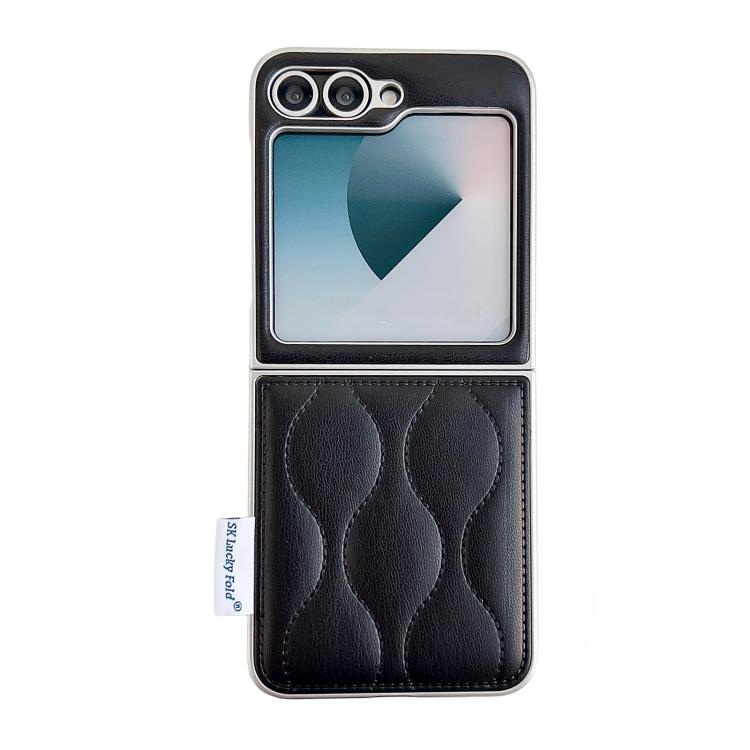 Custodia per telefono con texture effetto giacca imbottita, For Samsung Galaxy Z Flip6/7 FE, For Samsung Galaxy Z Fold7 5G