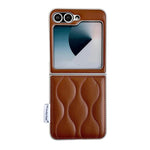 Custodia per telefono con texture effetto giacca imbottita, For Samsung Galaxy Z Flip6/7 FE, For Samsung Galaxy Z Fold7 5G