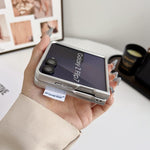 Custodia per telefono con texture effetto giacca imbottita, For Samsung Galaxy Z Flip7 5G, For Samsung Galaxy Z Flip5