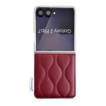 Custodia per telefono con texture effetto giacca imbottita, For Samsung Galaxy Z Flip7 5G, For Samsung Galaxy Z Flip5