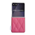 Custodia per telefono con texture effetto giacca imbottita, For Samsung Galaxy Z Flip7 5G, For Samsung Galaxy Z Flip5