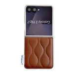 Custodia per telefono con texture effetto giacca imbottita, For Samsung Galaxy Z Flip7 5G, For Samsung Galaxy Z Flip5