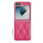 Custodia per telefono con texture effetto giacca imbottita, For Samsung Galaxy Z Flip7 5G, For Samsung Galaxy Z Flip5