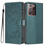 Custodia per telefono in ecopelle con stampa a rilievo di gatto sugli alberi, For Samsung Galaxy Note20, For Samsung Galaxy Note20 Ultra, For Samsung Galaxy S20 Ultra