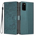 Custodia per telefono in ecopelle con stampa a rilievo di gatto sugli alberi, For Samsung Galaxy S20, For Samsung Galaxy S20+
