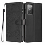 Custodia per telefono in ecopelle con stampa a rilievo di gatto sugli alberi, For Samsung Galaxy S23 5G, For Samsung Galaxy S20 FE, For Samsung Galaxy S22 Ultra 5G