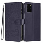 Custodia per telefono in ecopelle con stampa a rilievo di gatto sugli alberi, For Samsung Galaxy S20, For Samsung Galaxy S20+