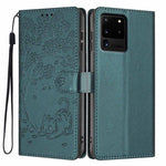 Custodia per telefono in ecopelle con stampa a rilievo di gatto sugli alberi, For Samsung Galaxy Note20, For Samsung Galaxy Note20 Ultra, For Samsung Galaxy S20 Ultra