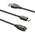 Cavo di ricarica xDfind 2 in 1 da USB a Type-C, lunghezza: 1,2 m, Charger Cable