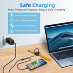 Cavo di ricarica xDfind 2 in 1 da USB a Type-C, lunghezza: 1,2 m, Charger Cable