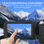 Videocamera digitale 4K zoomabile da 5600 pixel, With Microphone