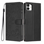 Custodia per telefono in ecopelle con stampa a rilievo di gatto sugli alberi, For Samsung Galaxy A04e, For Samsung Galaxy A14 5G, For Samsung Galaxy A04