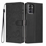 Custodia per telefono in ecopelle con stampa a rilievo di gatto sugli alberi, For Samsung Galaxy A04e, For Samsung Galaxy A14 5G, For Samsung Galaxy A04