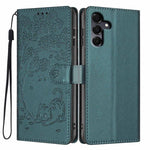 Custodia per telefono in ecopelle con stampa a rilievo di gatto sugli alberi, For Samsung Galaxy A24 5G, For Samsung Galaxy A34 5G, For Samsung Galaxy A54 5G