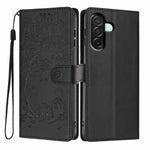 Custodia per telefono in ecopelle con stampa a rilievo di gatto sugli alberi, For Samsung Galaxy A57 5G, For Samsung Galaxy A37 5G, For Samsung Galaxy A26 / A17