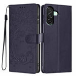 Custodia per telefono in ecopelle con stampa a rilievo di gatto sugli alberi, For Samsung Galaxy A57 5G, For Samsung Galaxy A37 5G, For Samsung Galaxy A26 / A17