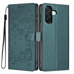 Custodia per telefono in ecopelle con stampa a rilievo di gatto sugli alberi, For Samsung Galaxy A57 5G, For Samsung Galaxy A37 5G, For Samsung Galaxy A26 / A17