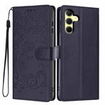 Custodia per telefono in ecopelle con stampa a rilievo di gatto sugli alberi, For Samsung Galaxy A24 5G, For Samsung Galaxy A34 5G, For Samsung Galaxy A54 5G