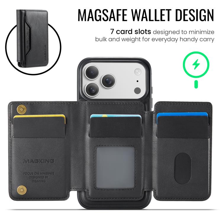 MAKGING Serie K3 MagSafe RFID K3 Pro Borsa per carte Custodia per telefono rimovibile, For iPhone 17 Pro Max, For iPhone 17 Pro, For iPhone Air