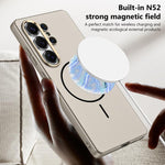 Custodia per telefono GKK ultra sottile con anello magnetico effetto pelle, penna non inclusa., For Samsung Galaxy S26 Ultra 5G