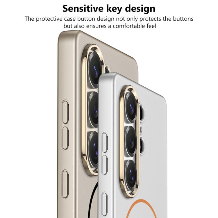 Custodia per telefono GKK ultra sottile con anello magnetico effetto pelle, penna non inclusa., For Samsung Galaxy S26 Ultra 5G