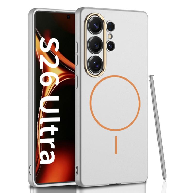 Custodia per telefono GKK ultra sottile con anello magnetico effetto pelle, penna non inclusa., For Samsung Galaxy S26 Ultra 5G