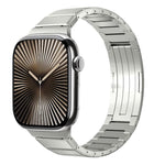 Cinturino per orologio in lega di titanio con chiusura pieghevole a una perlina, For Apple Watch 46mm / 49mm / 45mm / 44mm, For Apple Watch 42mm / 41mm / 40mm / 38mm