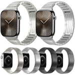 Cinturino per orologio in lega di titanio con chiusura pieghevole a una perlina, For Apple Watch 46mm / 49mm / 45mm / 44mm, For Apple Watch 42mm / 41mm / 40mm / 38mm